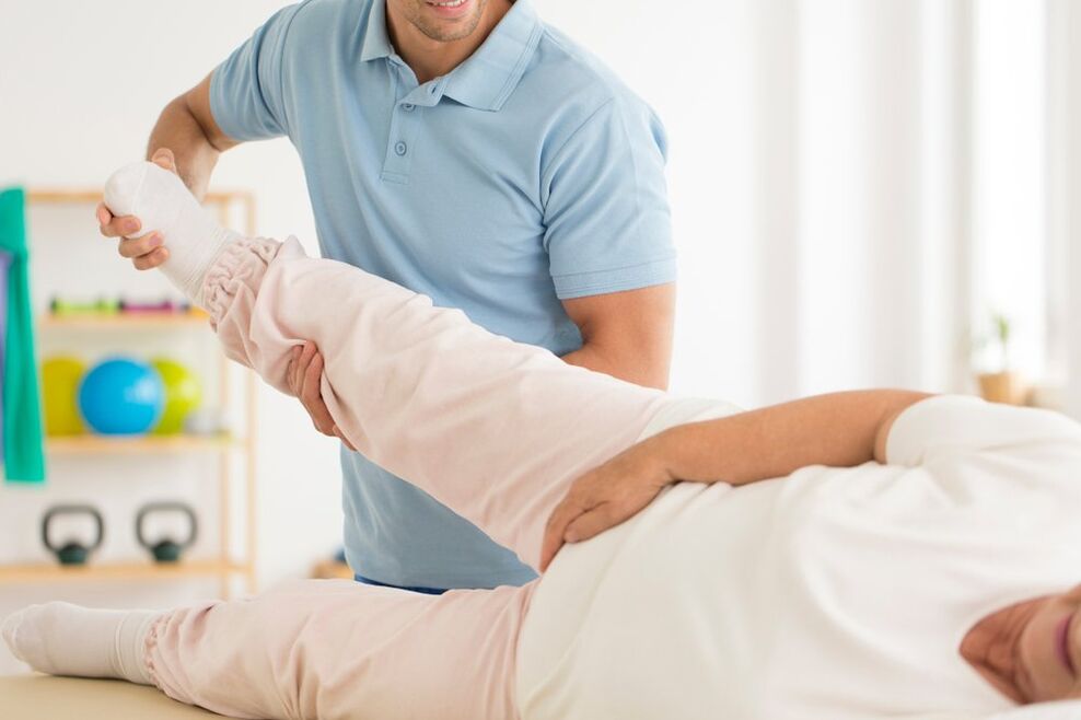 Gymnastics for arthrosis of the hip joint